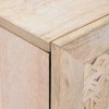 Széf 3 pcs fehér 180 x 33,5 x 75 cm tömör mangófa