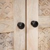 Széf 3 pcs fehér 180 x 33,5 x 75 cm tömör mangófa