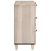 Széf 3 pcs fehér 180 x 33,5 x 75 cm tömör mangófa