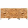 Széf 3 pcs barna 60 x 33 x 75 cm tömör mangófát