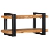 Fali polc 70x33x35 cm tömör fa akácfa