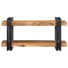 Fali polc 70x33x35 cm tömör fa akácfa