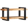 Fali polc 70x33x35 cm tömör fa akácfa