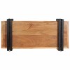 Fali polc 70x33x35 cm tömör fa akácfa