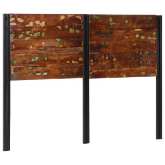 Tömör újrahasznosított fa és vas fejtámla 140 cm