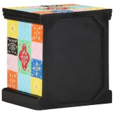 Éjjeliszekrény fiókkal sokszínű 40 x 35 x 45 cm tömör mangófát