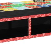 Tv szekrény polcokkal sokszínű 80 x 30 x 22 cm faanyag