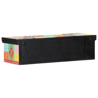 Tv szekrény polcokkal sokszínű 80 x 30 x 22 cm faanyag