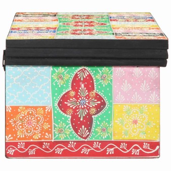 Tv szekrény polcokkal sokszínű 100 x 30 x 22 cm faanyag