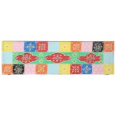 Tv szekrény polcokkal sokszínű 100 x 30 x 22 cm faanyag