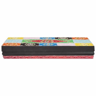 Falpolcok sokszínű 40 x 20 x 6 cm tömör mangófát