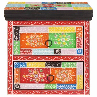 Éjjeliszekrény fiókkal 2 pcs sokszínű 40 x 30 x 40 cm
