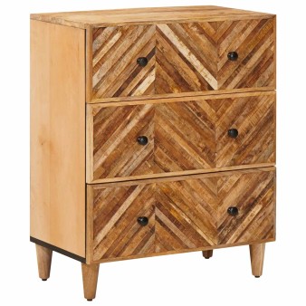 Tároló szekrények 2 pcs barna 60 x 33,5 x 75 cm tömör mangófát