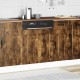 Mosogatógép panel kalmar füstölt tölgy 60x1,5x67 cm