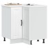 Konyhai sarok alsó szekrény lucca fehér szerelt fa