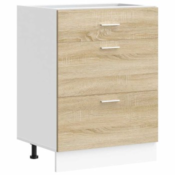 “lyon” konyhai alapszekrény sonoma oak engineered wood