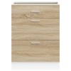 “lyon” konyhai alapszekrény sonoma oak engineered wood