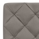 Ágy matraccal taupe 200x200 cm szövet