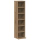 Cd-szekrény artisan tölgy 21x20x88 cm gépelt fa