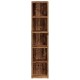 2 db antik fa színű szerelt fa cd-tartó szekrény 21x16x93,5 cm 2 db antik fa színű szerelt fa cd-tartó szekrény 21x16x93,5 cm