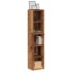 2 db antik fa színű szerelt fa cd-tartó szekrény 21x16x93,5 cm 2 db antik fa színű szerelt fa cd-tartó szekrény 21x16x93,5 cm