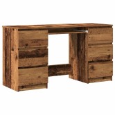 Antik fa színű szerelt fa íróasztal 140 x 50 x 77 cm Antik fa színű szerelt fa íróasztal 140 x 50 x 77 cm