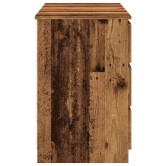 Antik fa színű szerelt fa íróasztal 140 x 50 x 77 cm Antik fa színű szerelt fa íróasztal 140 x 50 x 77 cm