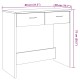 Antik fa színű szerelt fa íróasztal 80 x 40 x 75 cm Antik fa színű szerelt fa íróasztal 80 x 40 x 75 cm