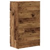 Antik fa színű szerelt fa fiókos szekrény 60 x 36 x 103 cm