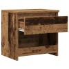 2 db antik fa forgácslap éjjeliszekrény 40 x 30 x 39 cm