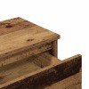 2 db antik fa forgácslap éjjeliszekrény 40 x 30 x 39 cm
