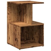 Éjjeliszekrények 2 db régi fa 35x35x55 cm gépesített fa Éjjeliszekrények 2 db régi fa 35x35x55 cm gépesített fa