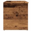 Antik fa színű szerelt fa tárolóláda 84 x 42 x 46 cm
