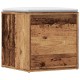 Antik fa szerelt fa tárolódoboz 40,5 x 40 x 40 cm Antik fa szerelt fa tárolódoboz 40,5 x 40 x 40 cm