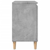 Betonszürke szerelt fa mosdószekrény 58x33x60 cm