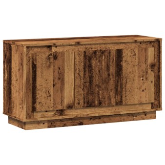 Antik fa színű szerelt fa tálalószekrény 102 x 35 x 55 cm
