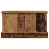 Antik fa színű szerelt fa tárolódoboz 30 x 50 x 28 cm