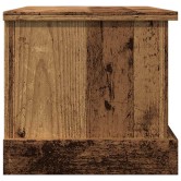 Antik fa színű szerelt fa tárolódoboz 30 x 50 x 28 cm
