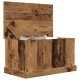 Antik fa színű szerelt fa tárolódoboz 70 x 40 x 38 cm