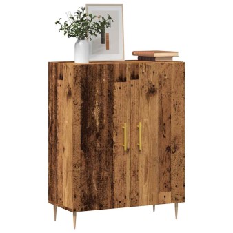 Antik fa színű szerelt fa tálalószekrény 69,5 x 34 x 90 cm