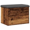 Antik fa szerelt fa tárolópad 62x42x45 cm