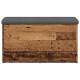 Antik fa szerelt fa tárolópad 82x42x45 cm