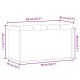 Antik fa szerelt fa tárolópad 82x42x45 cm