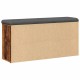 Antik fa szerelt fa cipőtároló pad 102x32x50 cm