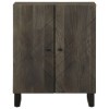 Sideboard fekete 60x33x75 cm tömörfa mango