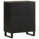 Sideboard fekete 60x33x75 cm tömörfa mango
