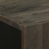 Sideboard fekete 60x33x75 cm tömörfa mango