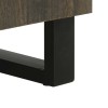 Sideboard fekete 60x33x75 cm tömörfa mango