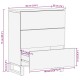 Sideboard fekete 60x33x75 cm tömörfa mango