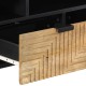 Barna tömör mangófa tv-szekrény 100 x 33 x 46 cm